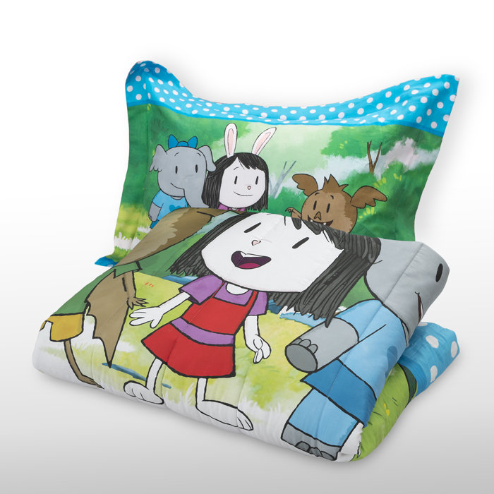 Elinor Wonders Why Polka Dot Carrot Comforter & Sham Set Wayfair